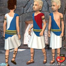 Sims 2 — evi Ancient Greek Boys by evi — Greek clothes for male kids