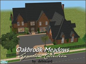 Sims 2 — Oakbrook Meadows by debitcard — This beautiful stone and brick home is elegant & grand, yet comfortable