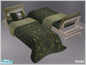 Sims 2 — Sunair T696 MNC Single Bed (nature) by Sunair — Sunair T696 MNC Single Bed (nature) of MNC Lounge Corner -