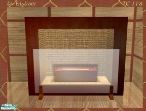Sims 2 — AmvE Palms Lounger Set TC118 - Fireplace by Eisbaerbonzo — 