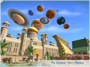 Sims 2 — The Universe - Part I. (Planets) by senemm — The 9 most important planets of the solar system as \'hood