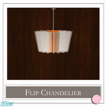 Sims 2 — Flip Chandelier Orange by DOT — Flip Chandelier Orange. 1 Ceiling Lamp Mesh plus recolors. Sims 2 by DOT of The