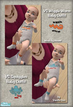 Sims 2 — VS Wiggle Worm & Squiggles Baby Outfits by Vanilla Sim — These are texture re-colors of the diaper