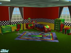 Sims 2 — TC104 - Vroom Bedroom Recolour by selina012 — Made for the Texture Challenge 104. maxis recolours and Echo\'s