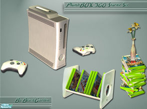Sims 2 — PlumbBOX 360 Starter Set by BlackGarden — An all-new base-game compatible playable console for your Sims