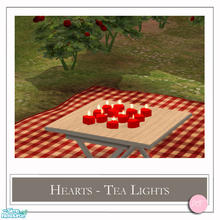 Sims 2 — Hearts Love Anytime Candles MESH by DOT — Hearts Valentines Hearts Love Anytime Candles MESH. 4 Meshes Plus