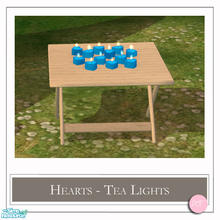 Sims 2 — Hearts Love Anytime Candles Blue by DOT — Hearts Valentines Love Anytime Candles Blue. 4 Meshes Plus Recolors.