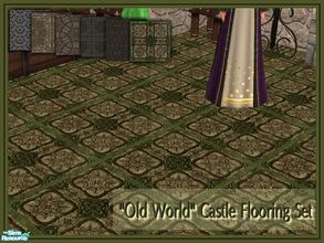 Sims 2 — \"Old World\" Castle Floor Set by kittyispretty69 — A set of six rustic castle floors. Enjoy and Happy