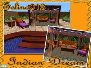 Sims 2 — Indian Dream Garden Pool Set by selina012 — Recolours of Taroo\'s Garten set and Cassandre\'s Iron outdoor
