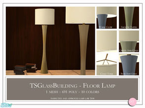 Sims 2 — TS Glass Building Floor Lamp by DOT — TS Glass Building Floor Lamp. Sims 2 by DOT of The Sims Resource.