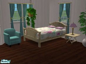Sims 2 — MFG TC127 Bedroom Set by mightyfaithgirl — This set contains 6 object recolors of Maxi items for Texture