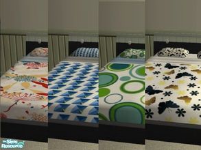 Sims 2 — GoForFink - Bedding Again by GoForFink — Another bedding set, havent made any for a while. 4 in total, all