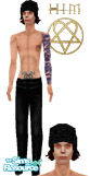 Sims 1 — HIM\'s Ville Valo by Downy Fresh — Finland\'s finest for your sims game! Ville comes with Buyable skins,