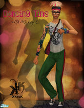 Sims 2 — Dancing Time by K@ — New set with tops and bottoms for the Sims who love to dance! ~KateK P.S. as I used the