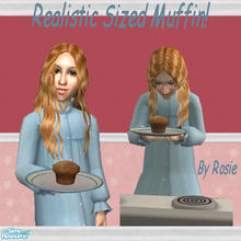Sims 2 — Realistic sized Muffin by rose-maman — *This is a global hack, a default replacement for that huge little muffin