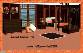 Sims 2 — TC- 128 Bancroft Bedroom RC by mom_of2boyz — A recolor of Bancroft Bedroom by Ricci2882. The textures for this