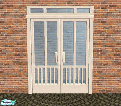 Sims 2 — Smitty Classy\'s Grand Opening in White by Degera — A simple recolor of the Smitty Classy\'s door in white.