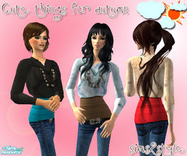 Sims 2 — Cute Things For Autumn by simseviyo — New set with new mesh