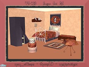 Sims 2 — TC-129 Sugar Girl RC by mom_of2boyz — A recolor of Sugar Girl, by CherryND for Texture Challenge 129. The