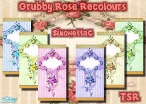 Sims 2 — Grubby Rose Recolours by SimonettaC — This set is a range of recolours of my original \"Grubby Rose\"