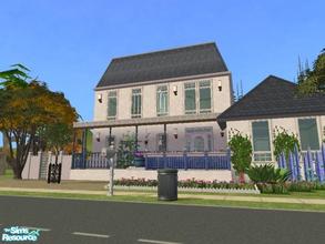 Sims 2 — Brumble Place (furnished) by fredbrenny — Old Dutch \"herenhuis\" Family home. Living with fireplace,