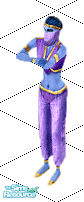 Sims 1 — Joinable Female Genie by frisbud — A statue which can be used in a museum/art gallery or a fake Sim to help