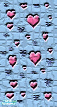 Sims 1 — Valentines Vamoose The Third by MasterCrimson_19 — These are my own set of Valentines day wall panels, I put
