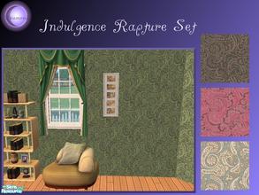 Sims 2 — D2DIndulgence Rapture Set by D2Diamond — Four stylish wallpapers to decorate any room.
