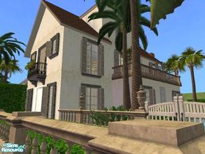 Sims 2 — The Green Way Next Door by fredbrenny — Traditional and Mediteranian lot. 3 Bedrooms and Two bath. Cozy living