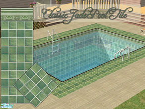 Sims 2 — Classic Jade Pool Tile Set by kittyispretty69 — A classic and elegant tile in a lovely light green color for
