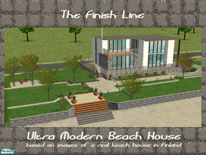 Sims 2 — The Finish Line by Degera — Built by request and based on a real beach house in Finland, hence the name, the