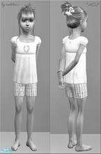 Sims 2 — MESH by sosliliom ~ Adorable Sleepwear for the Little Girls by sosliliom — -