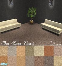 Sims 2 — Thick Berber Carpeting by iZazu — Thick Berber Carpeting includes 14 Earthy colors and can be found in Carpets.