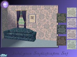 Sims 2 — D2DIndulgence Sophistication Set by D2Diamond — Eight beautiful floral wallpapers that will bring a bit of color