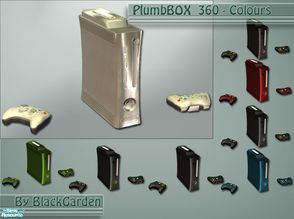Sims 2 — PlumbBOX 360 - Recolour Set 1 by BlackGarden — Recolours of my PlumbBOX 360 (base game version) in combinations