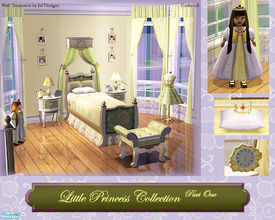 Sims 2 — Little Princess Bedroom by Cashcraft — All new mesh set for your little princess! The bedroom set features a