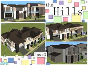 Sims 2 — \'The Hills\' Contemporary Mansion by Jaws3 — A contemporary mansion for your wealthy sims! With 3 bedrooms, 2