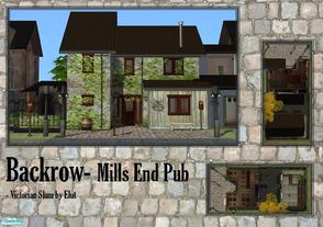 Sims 2 — Backrow - Mills End Pub by Elut — 
