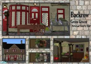Sims 2 — Backrow Green Grocer by Elut — 