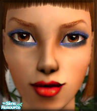 Sims 2 — Bright life eyeshadow - navy by katelys — 