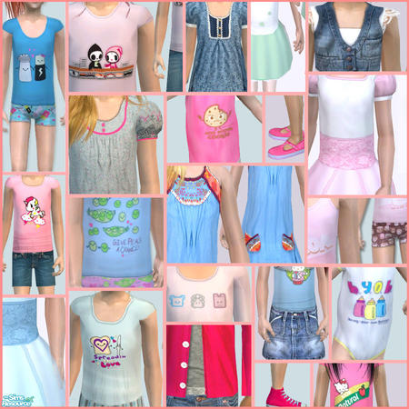 Sims 2 — For The Little Ones Superset by simal10 — Includes all 8 parts of my For The Little Ones sets. Don\'t forget to