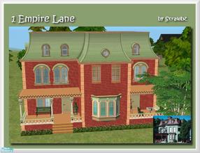 Sims 2 — 1 Empire Lane by Strawbz — This comfortable 2nd Empire style family home has three bedrooms and a loft teen