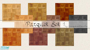 Sims 2 — FS The Parquet Set 1 by FrozenStarRo — A set of wooden floors for your interiors.