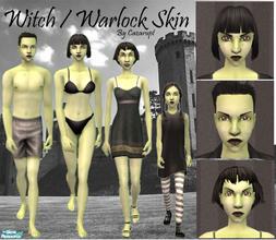 Sims 2 — Witch & Warlock Skin by cazarupt — A skin tone to make those Witches and Warlock\'s just a bit more... EVIL!