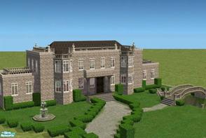 Sims 2 — JPmansion1 by juttaponath — Traditional georgian manor. Only maxis objects.