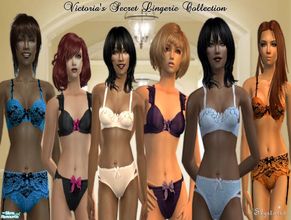 Sims 2 — Victoria\'s Secret Lingerie Collection by skystars5 — A set of Victoria\'s Secret intimates for your adult Sims.