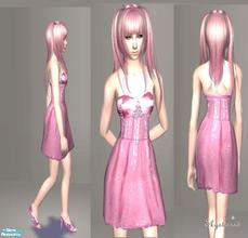 Sims 2 — Pink Sparkling Jewel by skystars5 — This pink formal dress was requested by topaz27. It is from the Casual to