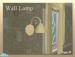 Sims 2 — Ibiza Bedroom \'Sage\' RC - Wall Lamp by ziggy28 — Wall lamp