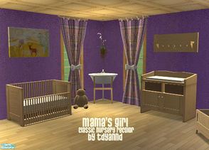 Sims 2 — Mama\'s Girl - Classic Nursery RC by tdyannd — A simple, yet girly, recolor of Angelamveliza\'s Classic Nursery