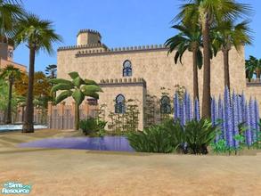Sims 2 — Al Harmanna - a Moroccan Dream by fredbrenny — This majestic Moroccan Mansion deserves the triple M status for